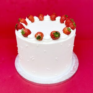 Strawberry and Cream Cake