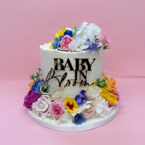 Baby in Bloom Cake